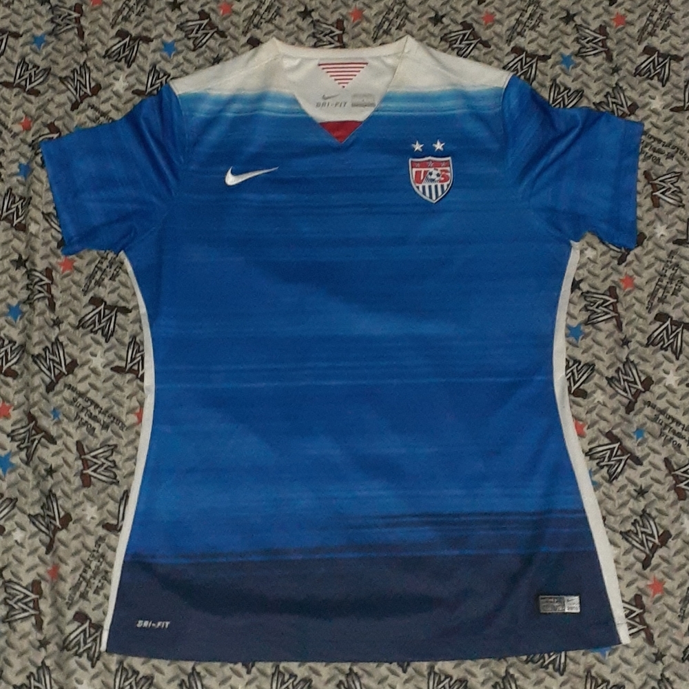 2015 Nike USA Womens Soccer Authentic Jersey & Shorts US Olympics Vintage - Picture 2 of 13